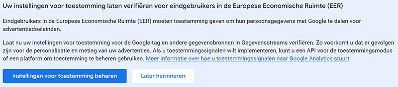 Cookies en privacy Consent Mode V2