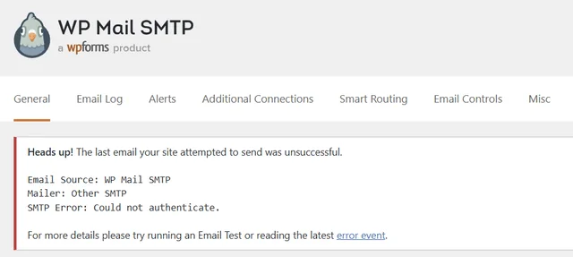 help-smtp-error