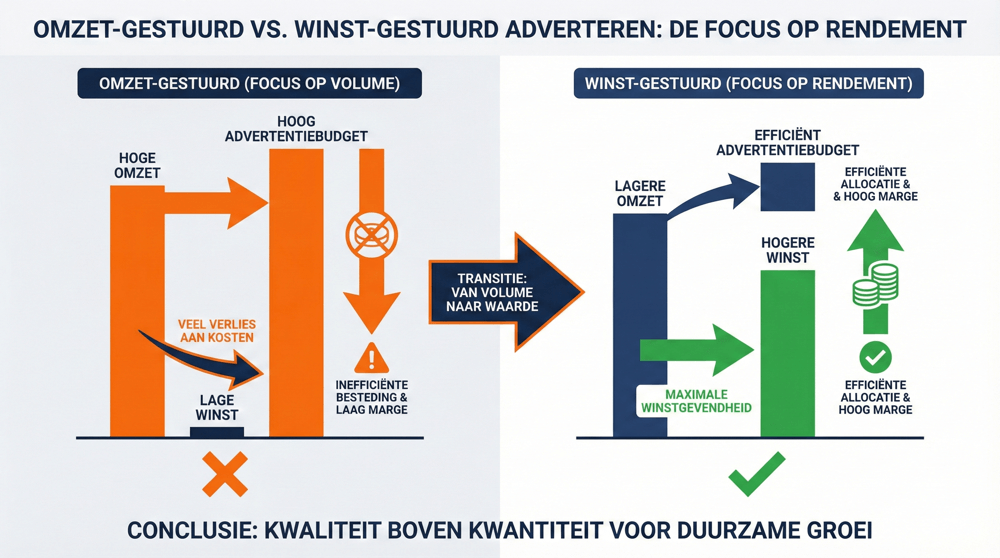 Van omzet gestuurd naar winst gestuurd adverteren